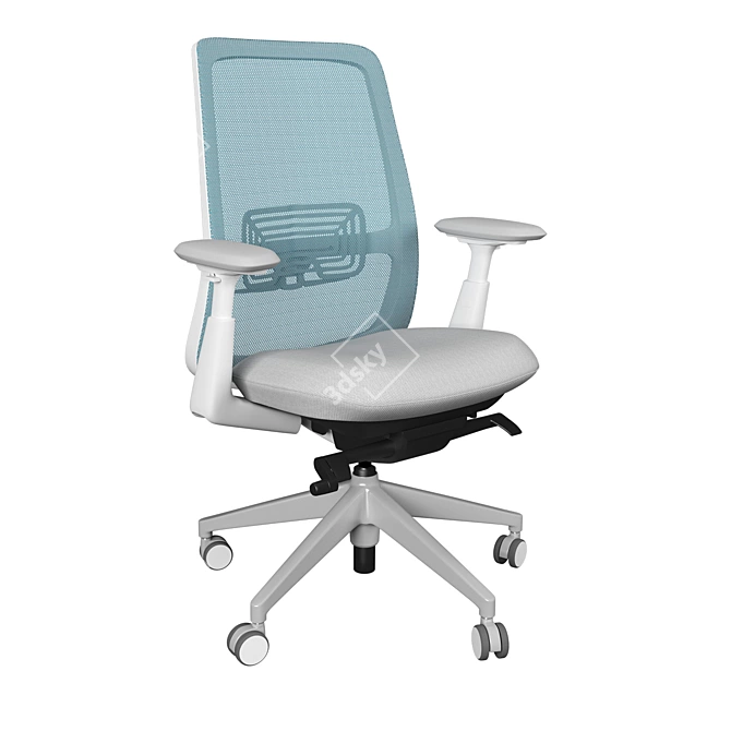 Elevate Your Comfort with the Haworth Soji Chair 3D model image 1