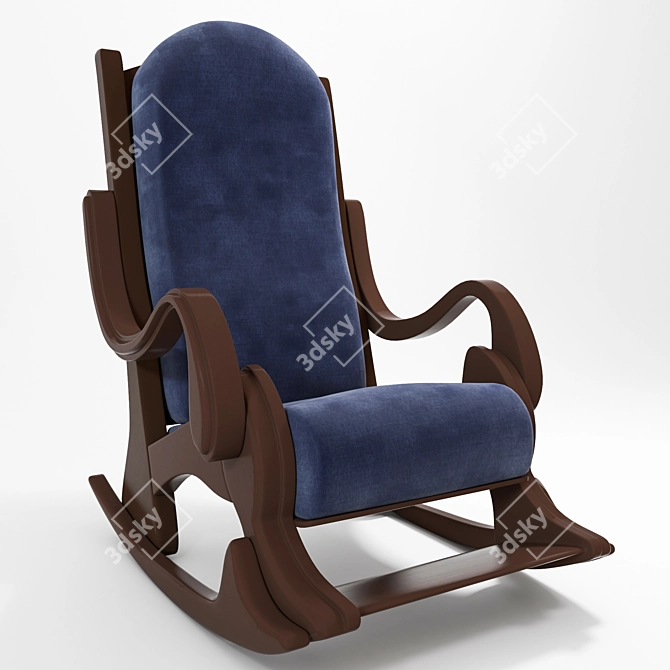 Elegant and Contemporary Concept Armchair 3D model image 1