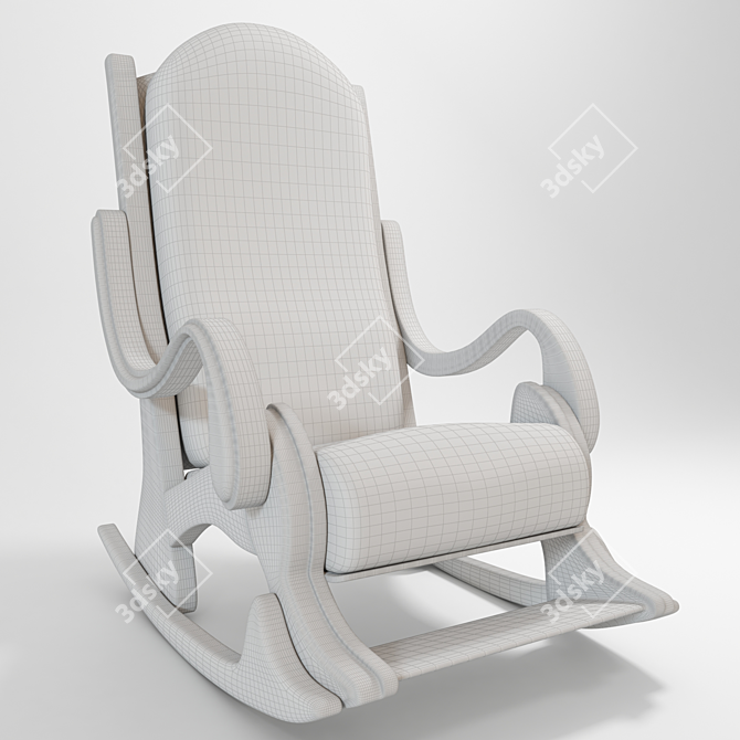 Elegant and Contemporary Concept Armchair 3D model image 4