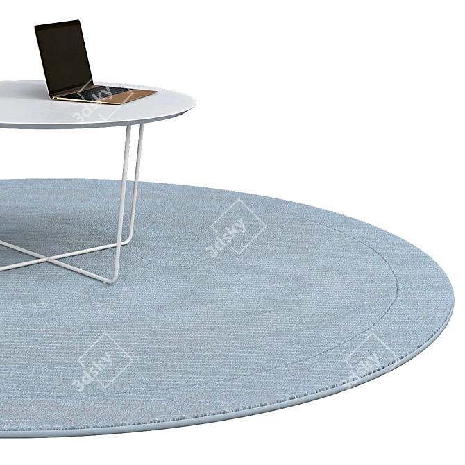 Elegant Round Rugs | No. 018 3D model image 2