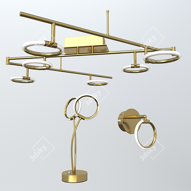 Etinger: Aesthetic Illumination Collection 3D model image 1