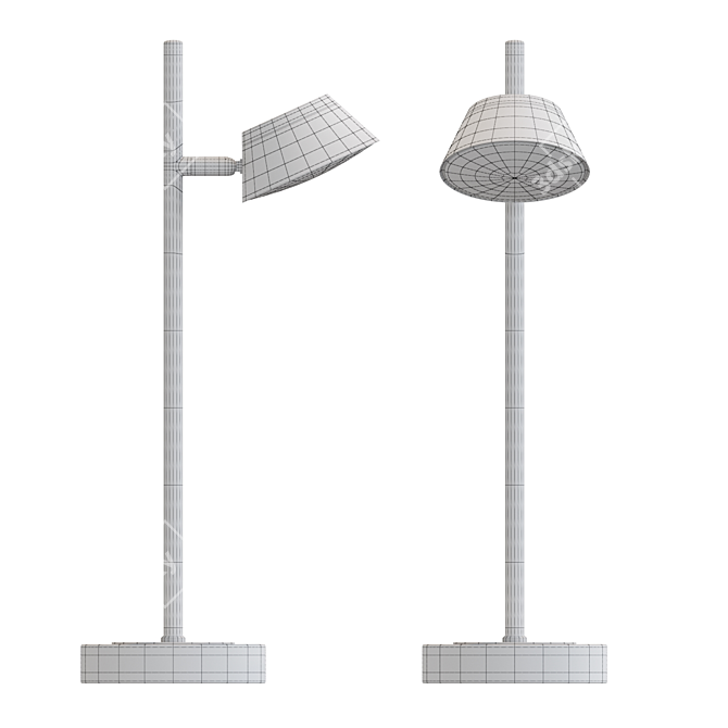 Classic Flamer Table Lamp 3D model image 3