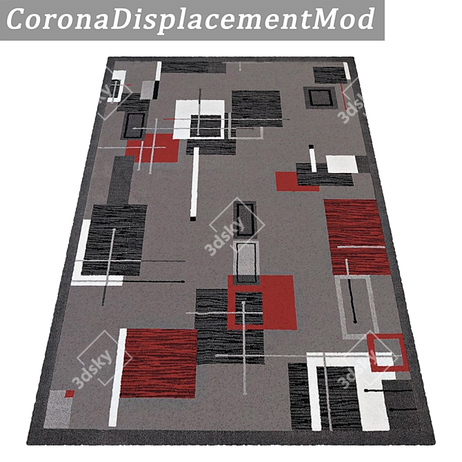 Title: Versatile Set of Quality Carpets 3D model image 4