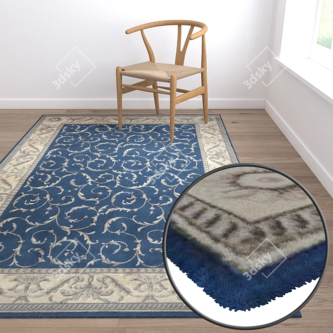 Luxury Carpets Set 924 3D model image 5