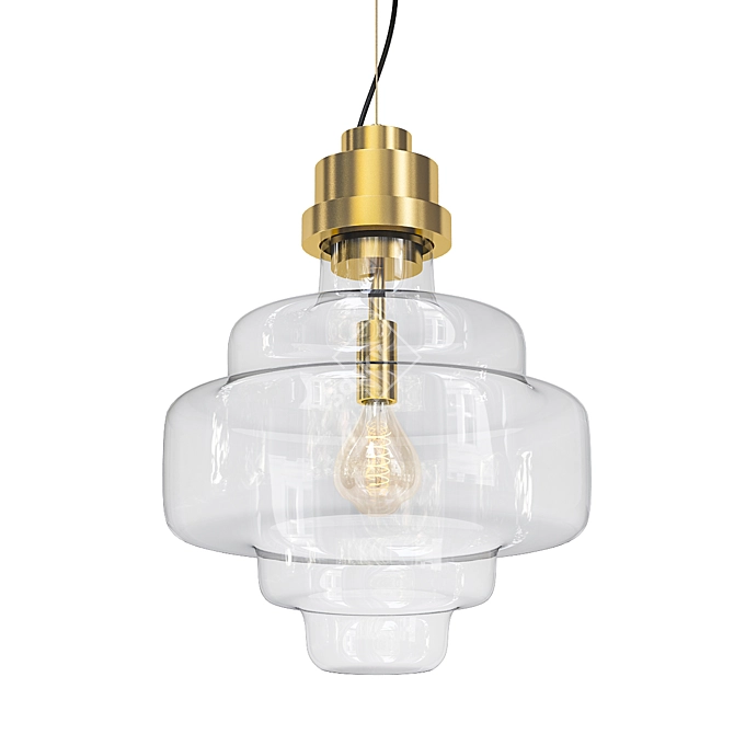 Ethereal Glow | Artistic Pendant Lamp 3D model image 1