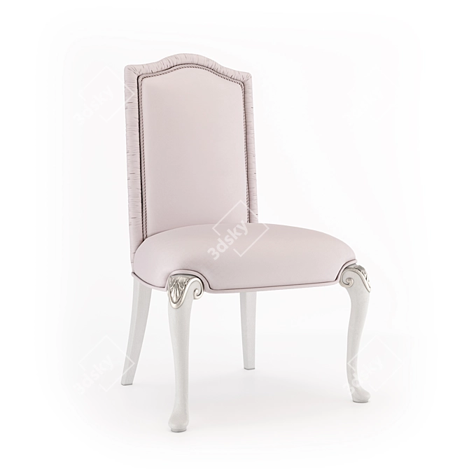 Handcrafted Nicole Chair: Italian Finish & Custom Design 3D model image 2