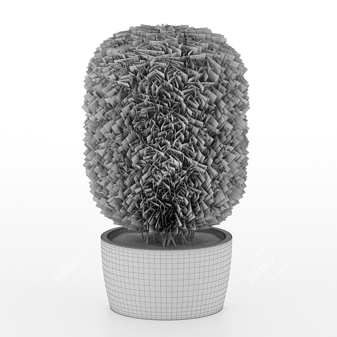 Giant Thuja Cylinder: Versatile and Striking 3D model image 3