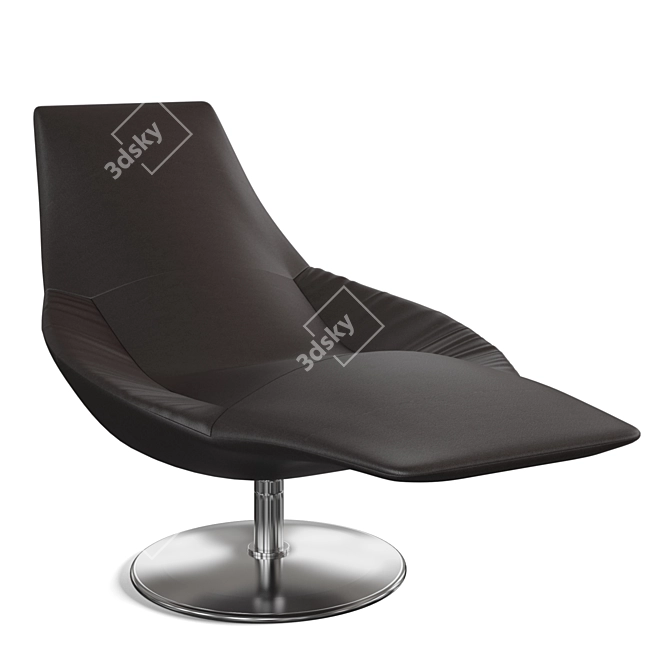 Swoop Lounge Chair 3D model image 1