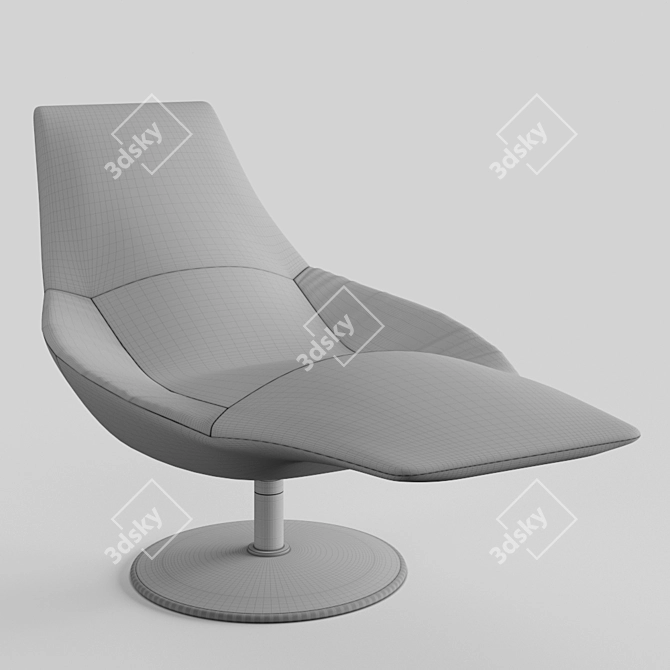 Swoop Lounge Chair 3D model image 5