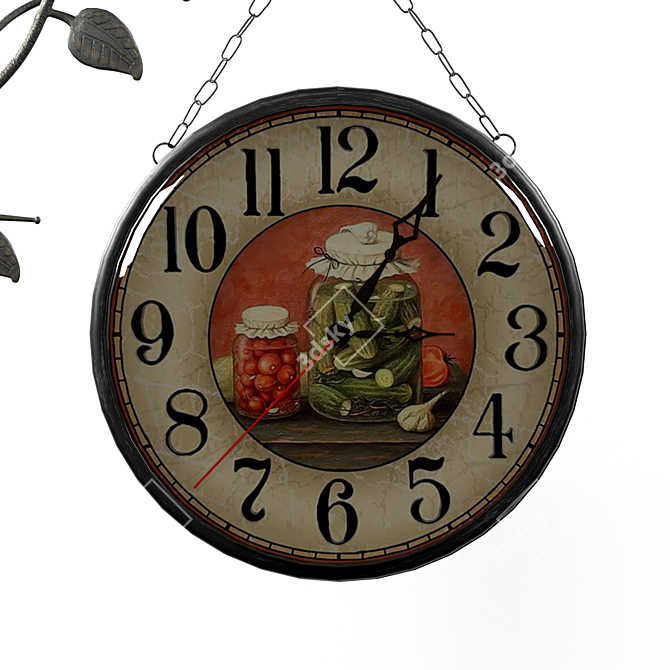 Timeless Design Modern Clock 3D model image 5