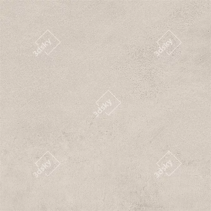 Ares Ivory Concrete Wall Tiles Set 3D model image 5