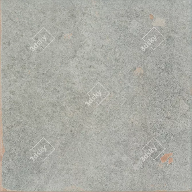 Bloom Flora Concrete Tiles: Elegant Wall Décor 3D model image 5