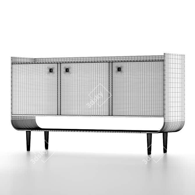 Modern Dylan Buffet: Versatile Elegance 3D model image 3