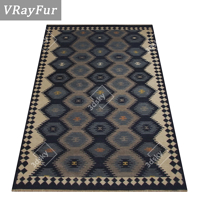 Luxury Carpets Set 929 3D model image 2