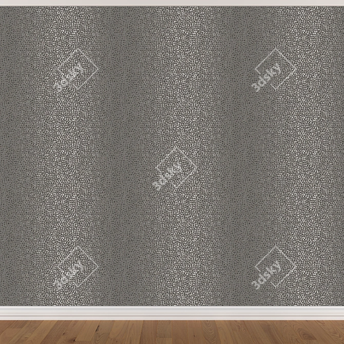 Seamless Wallpaper Set with 3 Textures 3D model image 2