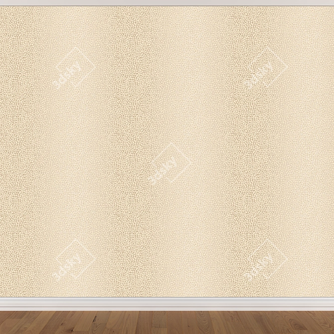 Seamless Wallpaper Set with 3 Textures 3D model image 4