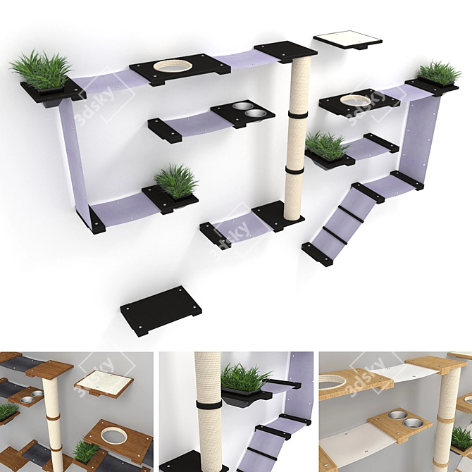 CatastrophiCreations Cat Game Complex 3D model image 1