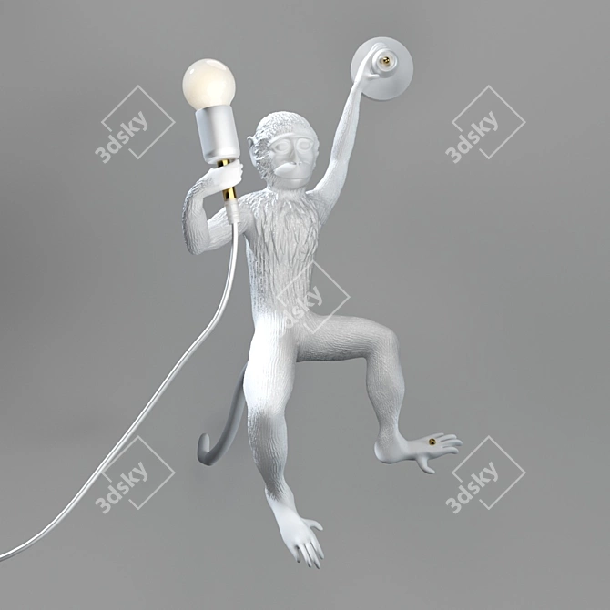 InoDesign Monkey Pendant Light 3D model image 1