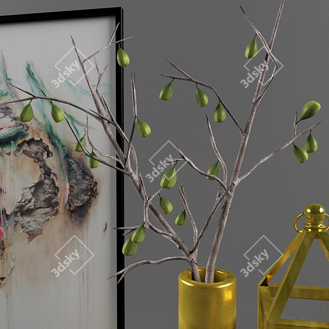 Elegant Decor Set: High-Quality & Versatile 3D model image 7