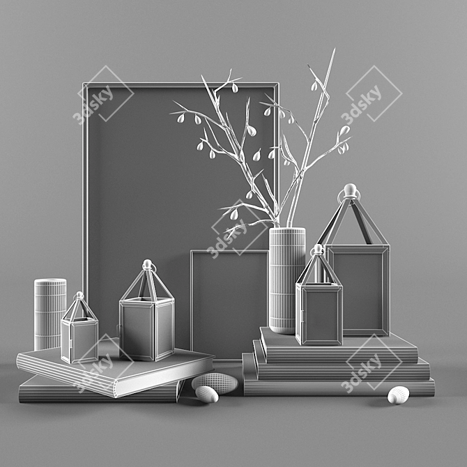 Elegant Decor Set: High-Quality & Versatile 3D model image 12