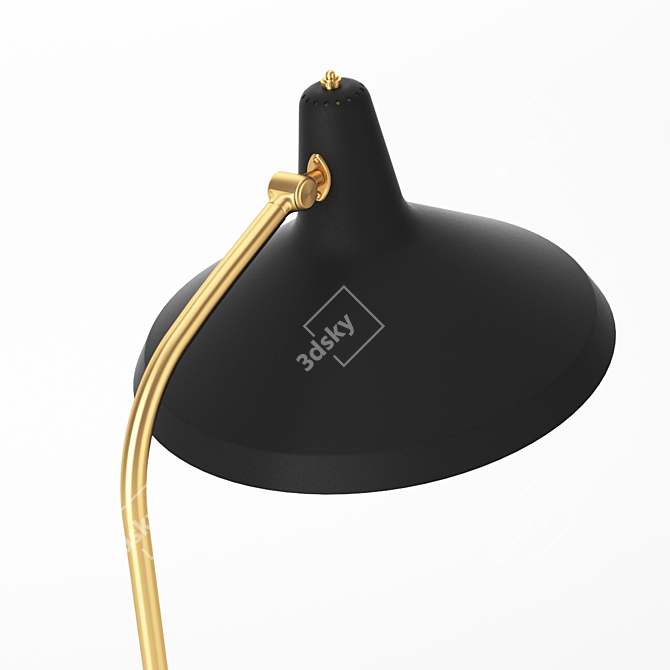 Sleek G10 Floor Lamp 3D model image 3