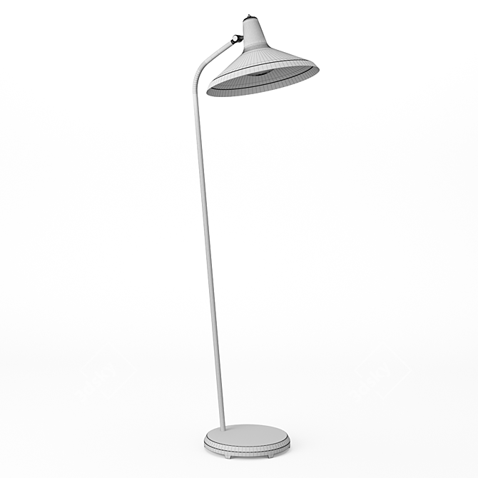 Sleek G10 Floor Lamp 3D model image 5