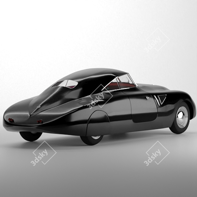 Luxury Maybach SW38 Stromlinie 2016 3D model image 6