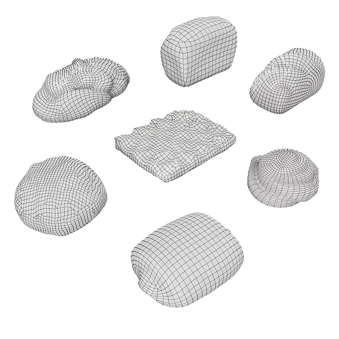 Artisan Bread Selection 3D model image 5