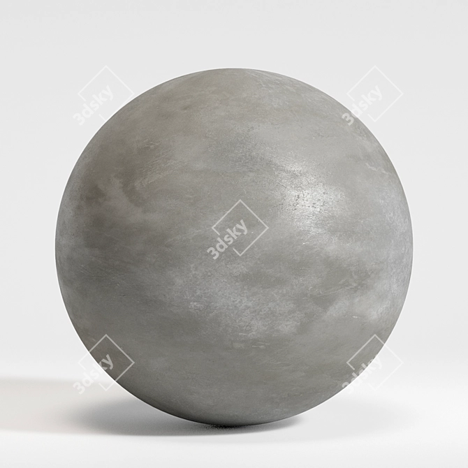 Seamless 4K Decorative Concrete 3D model image 1