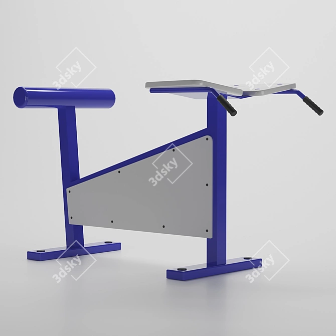  StreetFit Hyperextension Machine 3D model image 1