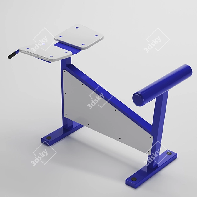  StreetFit Hyperextension Machine 3D model image 3