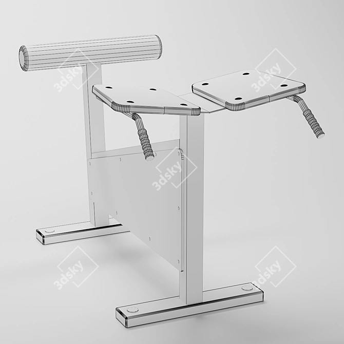  StreetFit Hyperextension Machine 3D model image 5