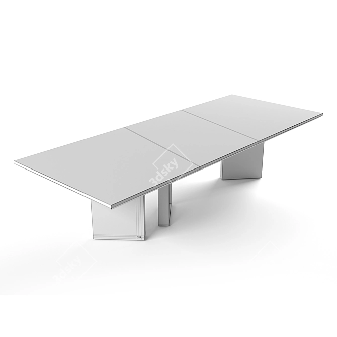 Elegant Fendi Morris Table 3D model image 4