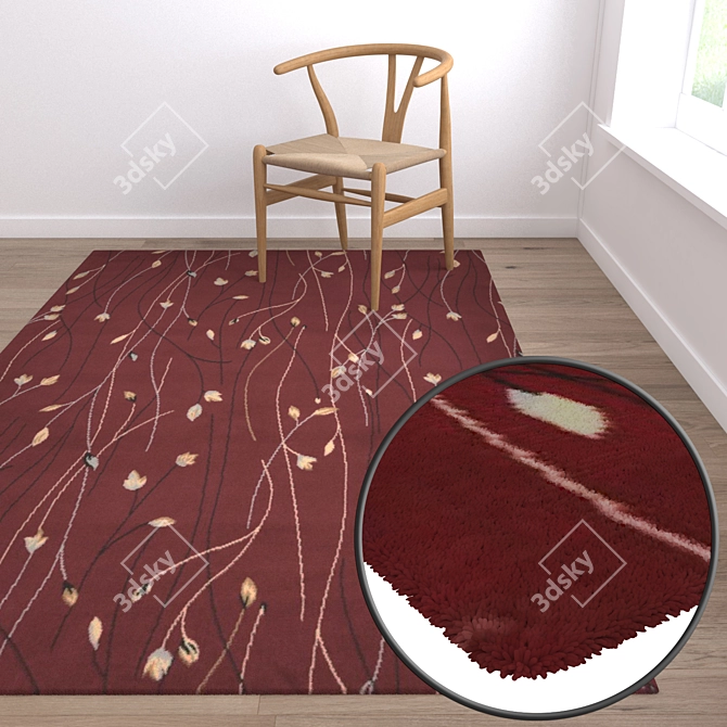 Premium Carpet Set: Luxury Textures for Stunning Renders 3D model image 5