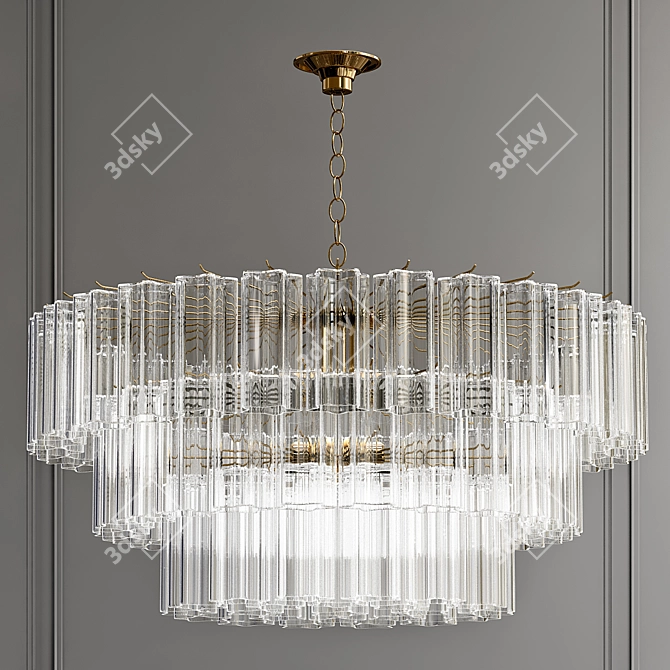 Modern Glace Pendant Light 3D model image 1