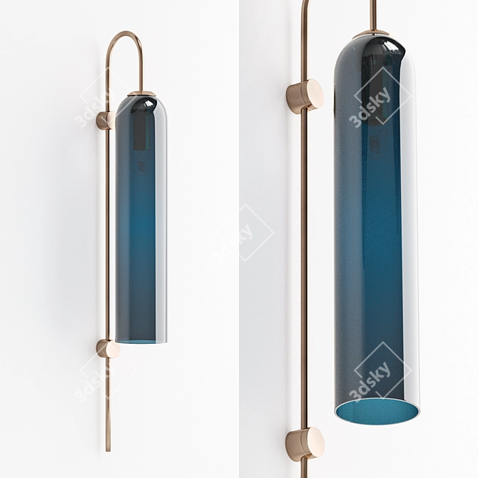 Handcrafted Float: Minimalist Lighting 3D model image 1