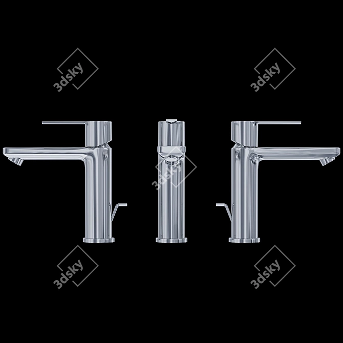 Elegant GROHE Lineare New Faucet 3D model image 3