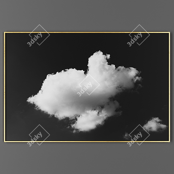 Elegant Frame for Artwork 3D model image 1