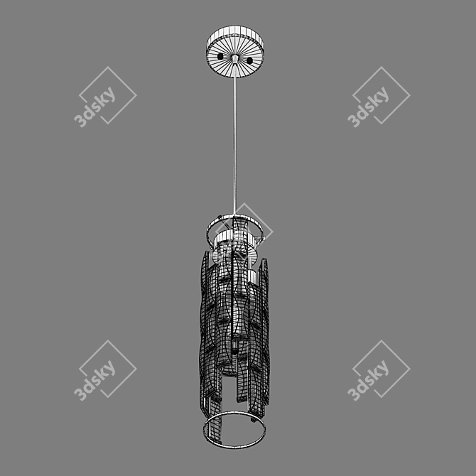 Modern Limpio Pendant Chandelier 3D model image 3