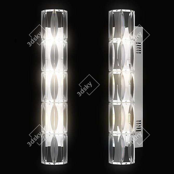 722 Limpio Lightstar Sconce: Sleek 40W G9 Wall Light 3D model image 1