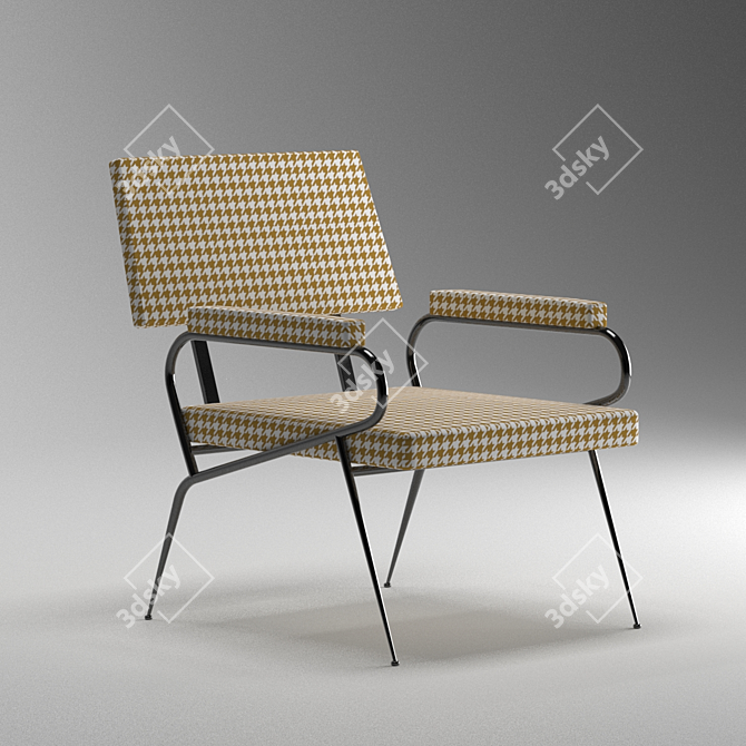 Elegant Comfort: J Chair 3D model image 2