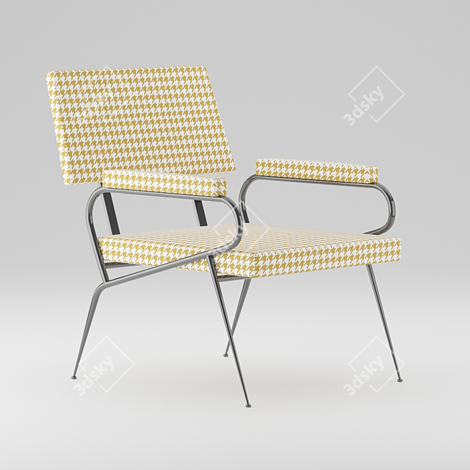 Elegant Comfort: J Chair 3D model image 8