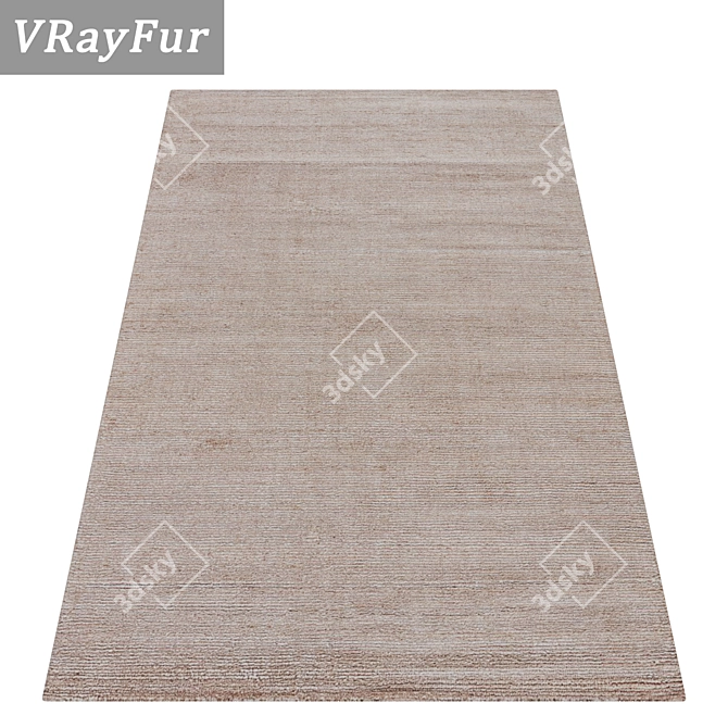 Luxury Carpet Set: Versatile Textures 3D model image 2