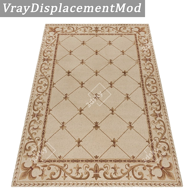 Title: Luxury Texture Carpets Set 3D model image 3