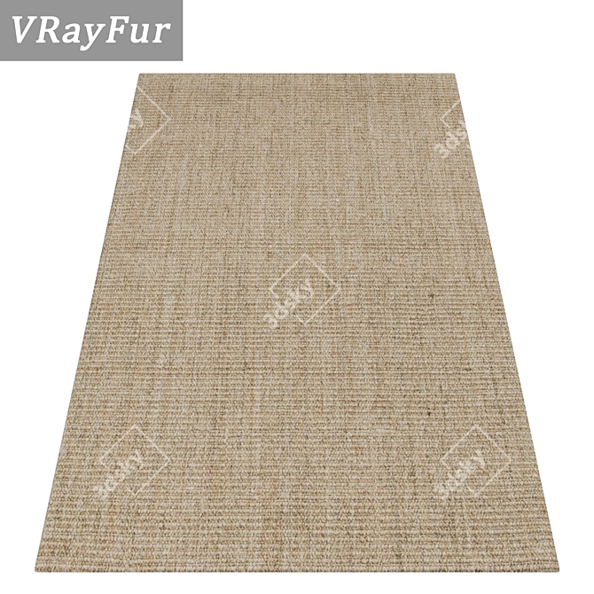 Luxury Carpets Set: High-Quality Textures 3D model image 2