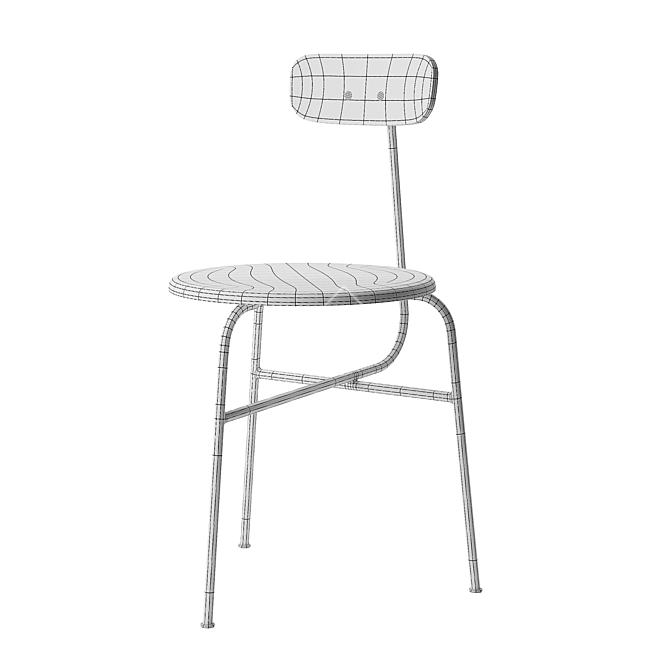 Sleek Afteroom Dining Chair 3D model image 3