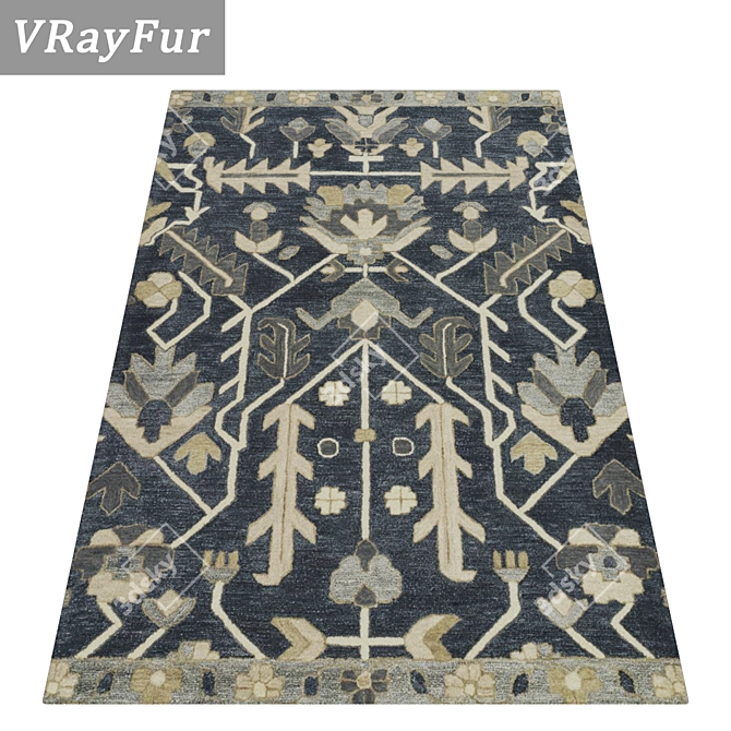 Luxury Carpets Set 3D model image 2