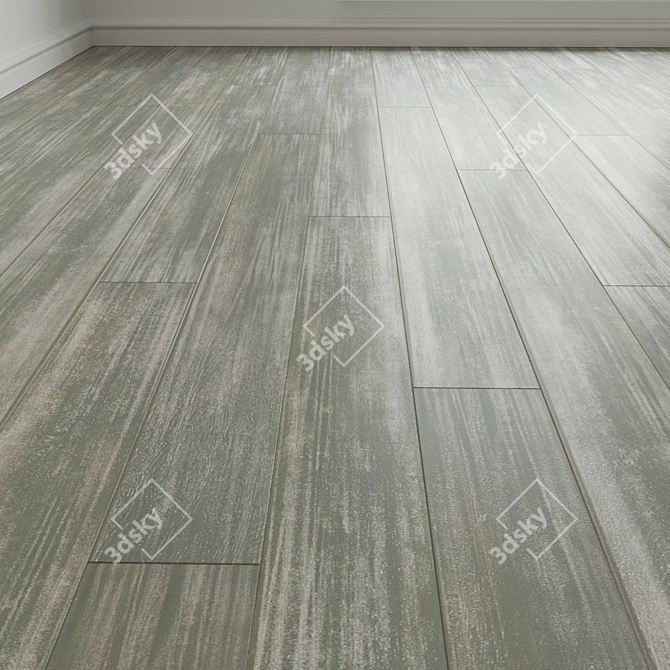 Lustrous Parquet Flooring 3D model image 1