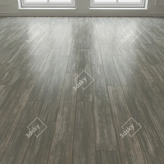 Lustrous Parquet Flooring 3D model image 3