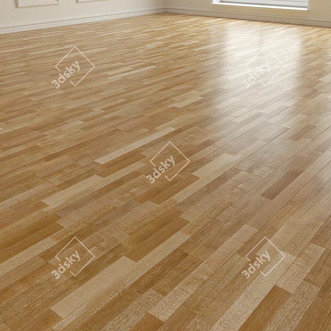 SALSA OAK SELECT: High-Resolution Laminate Parquet 3D model image 2